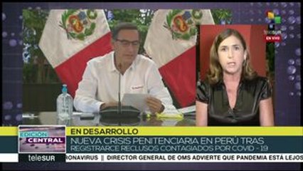 Se registra motín en penal peruano ante pandemia de COVID-19