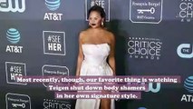 Chrissy Teigen clapped back at body-shaming comments on her swimsuit “thirst trap”