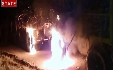 Maharashtra: कोल्हापूर में गन्ना आंदोलन की शुरूआत, स्वाभिमानी किसान संघटन द्वारा जलाए गए कई ट्रॅक्टर