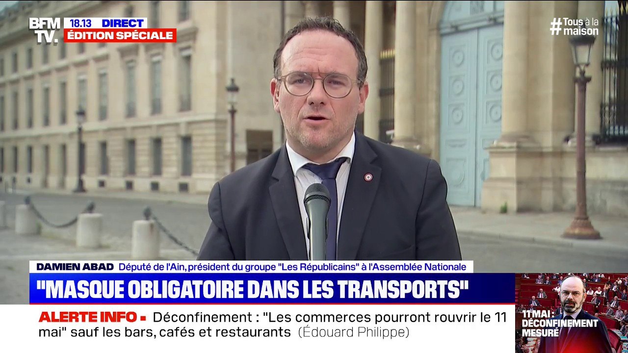 Damien Abad (LR): "On a le sentiment d'un déconfinement un peu low cost"