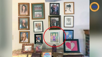 Elle remplace les photos au mur par des dessins et ses parents ne remarquent rien