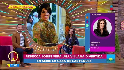 Rebecca Jones como villana en &#039;La Casa de las Flores&#039;