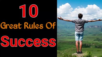 10 Powerful Rules for Success 🚀 | सफलता पाने के आसान तरीके