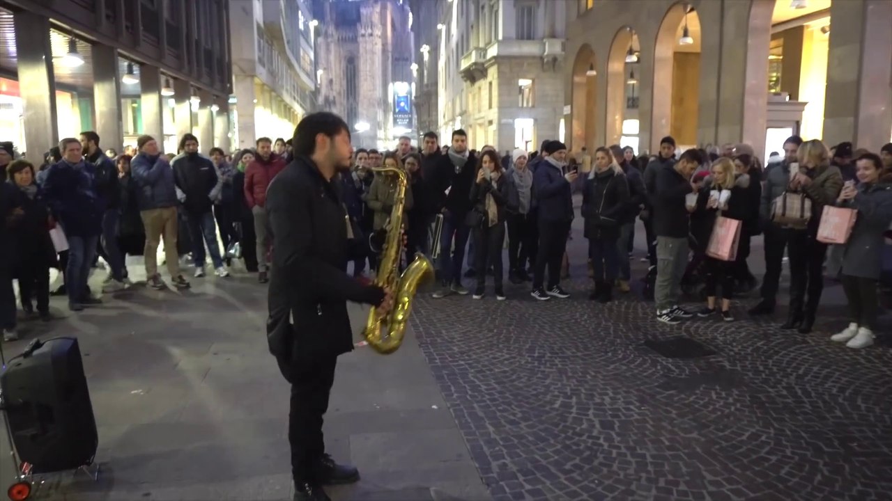 ''LEAN ON'' - STREET SAX PERFORMANCE - The Best Saxophone Songs