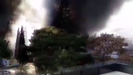 Afrin'de bomba yüklü tankerle terör saldırısı