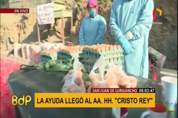 Solidaridad: ciudadanos se unen para ayudar a AAHH ‘Cristo Rey’