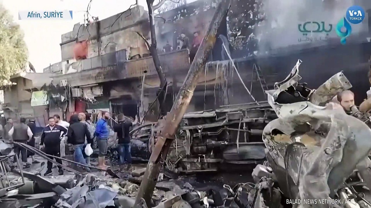 Afrin'de Patlama