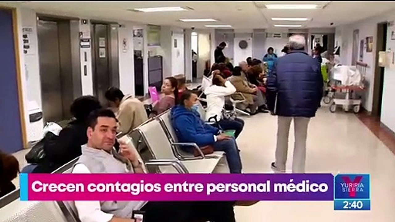 Crecen contagios de Covid-19 entre personal médico