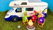 TELETUBBIES Toys Camping Trip In PLAYMOBIL Camper Motorhome RV Van