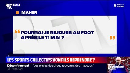 Pourrai-je rejouer au foot après le 11 mai ? BFMTV répond à vos questions