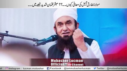 مولانا طارق جمیل کی معافی کیوں۔۔؟