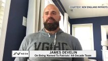 Former Patriots FB James Develin After Finding Out He Was Named To Team's All-Decade Team