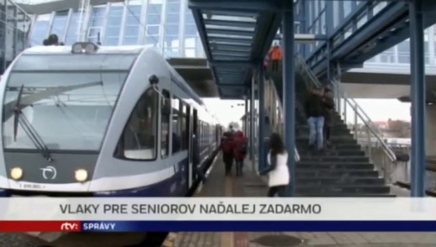Vlaky pre seniorov naďalej zadarmo
