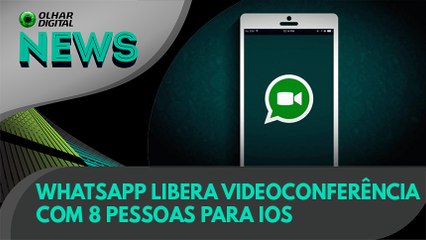 Ao vivo | WhatsApp libera videoconferência com 8 pessoas para iOS | 28/04/2020 #OlharDigital (218)