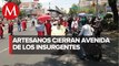Artesanos indígenas protestan en CdMx; exigen apoyo económico por covid-19