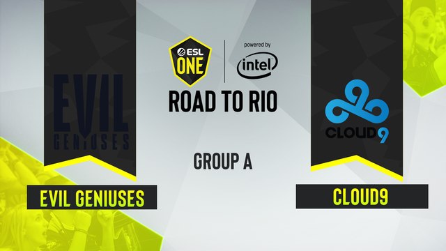 CSGO - Cloud9 vs. Evil Geniuses [Overpass] Map 3 - ESL One Road to Rio - Group A - NA