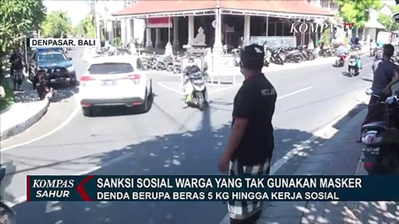 Gak Pakai Masker Bisa Denda Beras 5 Kg Hingga Kerja Sosial