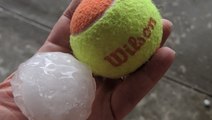Tennis ball-sized hail found all over Oklahoma town