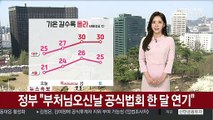 [날씨] 전국 맑고 대기 건조…연휴 '초여름 더위'