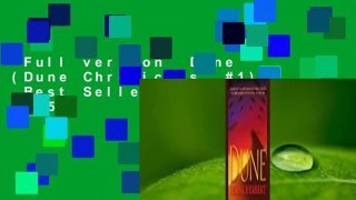 Full version  Dune (Dune Chronicles, #1)  Best Sellers Rank : #5
