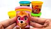 6 Paw Patrol Mighty Pups Play - Learn Colors with Bunny Mold and Microwave Toy Street Vehicle Finger Family Song for Kids Children