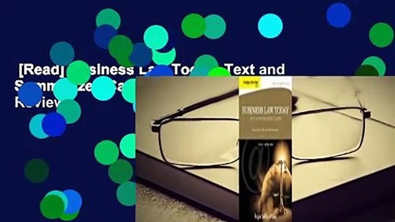 [Read] Business Law Today: Text and Summarized Cases, the Essentials  Review