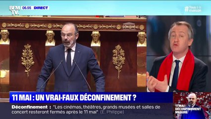ÉDITO - Le plan présenté par Édouard Philippe "était un vrai-faux déconfinement"