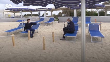 İtalya plajları yaza hazırlamaya başladı