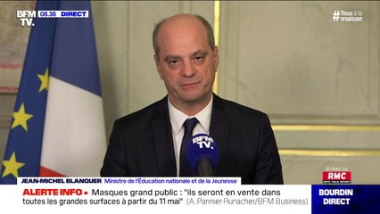 Jean-Michel Blanquer: "On ne change pas la date des vacances d'été pour les élèves"