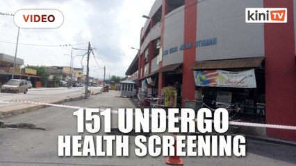 151 undergo health screening at PJ Old Town market