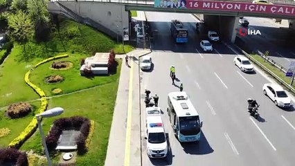 Maltepe’de fazla yolcu alan minibüs şoförüne ceza yağdı
