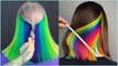 Rainbow Hair Colours Transformations - Amazing Hairstyles Transformations - BeautyPlus