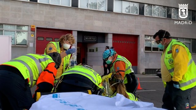 Herido muy grave un motorista en San Blas (Madrid)