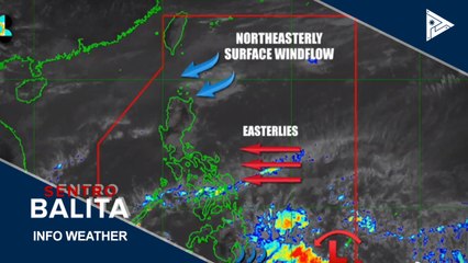 PTV INFO WEATHER: LPA sa Southern Mindanao, binabantayan