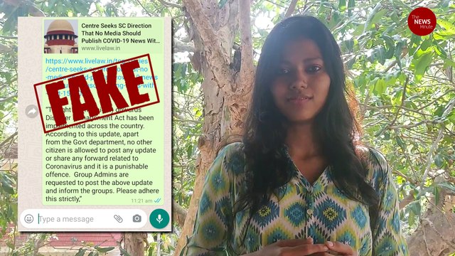 TNM Fact Check: There is no ban on people sharing news relating to coronavirus