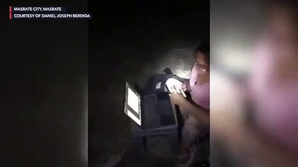 Student climbs a mountain to send class requirement