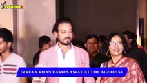 Irrfan Khan Passes Away At The Age Of 53