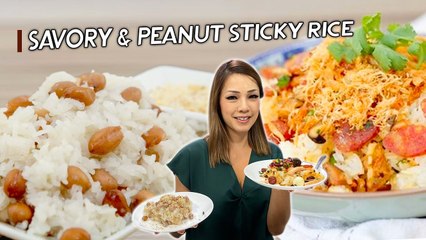 VIETNAMESE  SAVORY AND PEANUT STICKY RICE