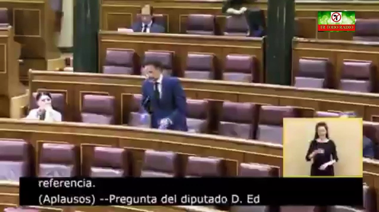 Que dice Sánchez que qué pesaditos sois todos preguntándole todo el rato por la crisis sanitaria.