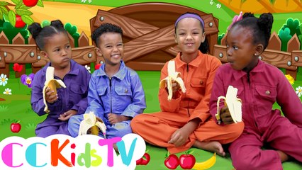 Download Video: Apples & Bananas Song | Apples And Bananas | I Like To Eat Apples And Bananas | CC Kids Tv