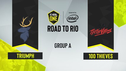 CSGO - 100 Thieves vs. Triumph [Vertigo] Map 2 - ESL One Road to Rio - Group A - NA