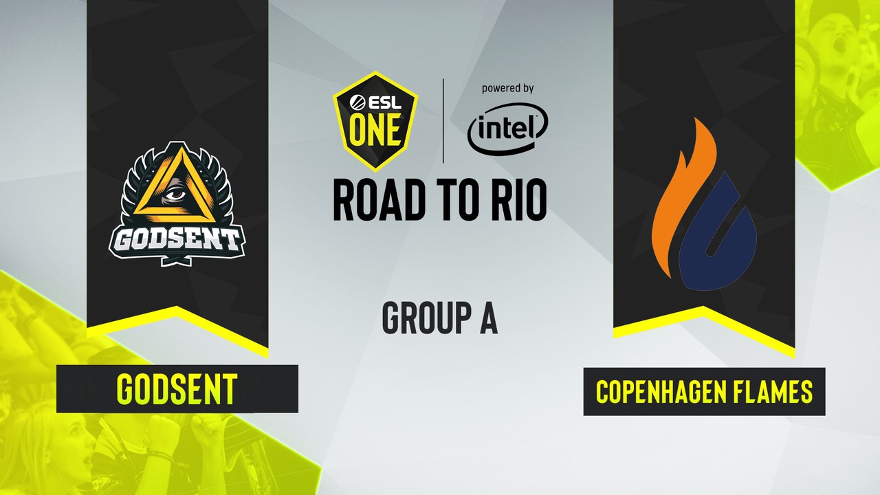 CSGO - Copenhagen Flames vs. GODSENT [Dust2] Map 2 - ESL One Road to Rio - Group A - EU
