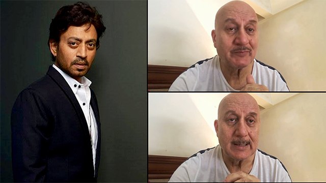 Anupam Kher CRIES Remembering Irrfan Khan