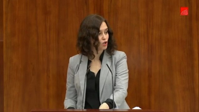 Ayuso acusa a la izquierda de haber propagado bulos