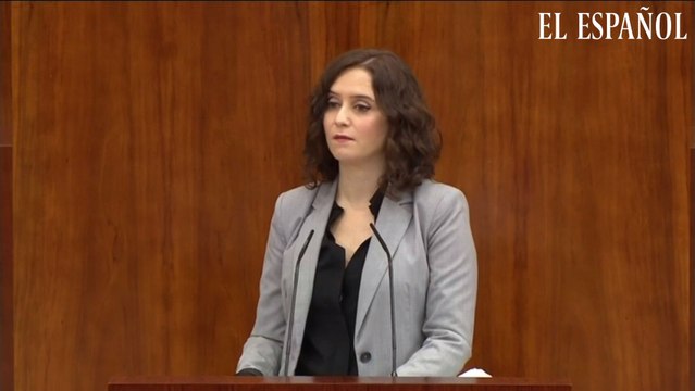 Ayuso acusa a la izquierda de crear y propagar bulos contra Madrid