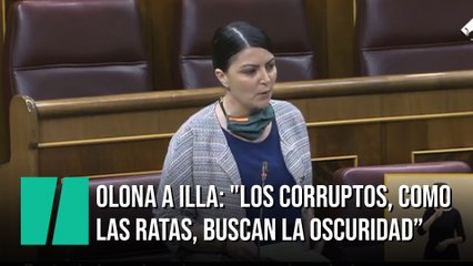 Olona (Vox) a Illa: "Los corruptos, como las ratas, buscan la oscuridad"