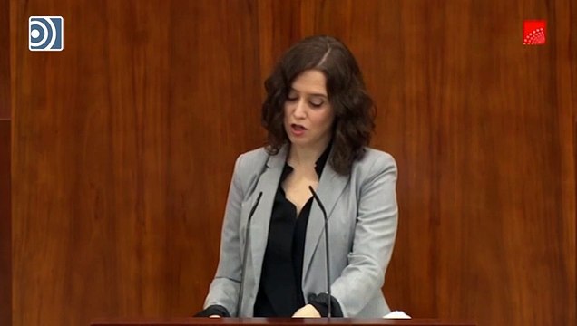 Díaz Ayuso: Reconozco mi error, fiarme de la izquierda y aseguro que no volverá a ocurrir”