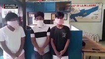 Minors in Laguna made to reenact quarantine offense
