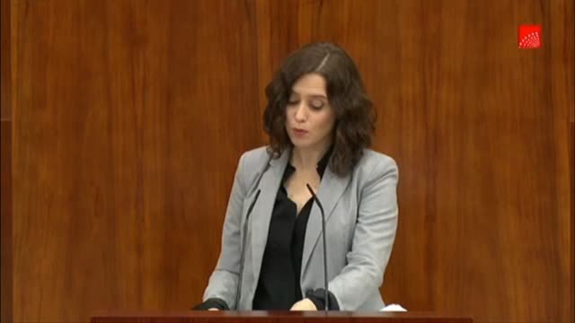 Díaz Ayuso: Reconozco mi error, fiarme de la izquierda. No volverá a ocurrir