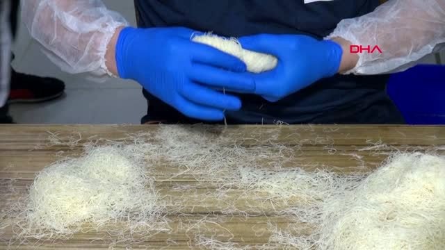 ERZURUM Ramazanın vazgeçilmez lezzeti, kadayıf dolması